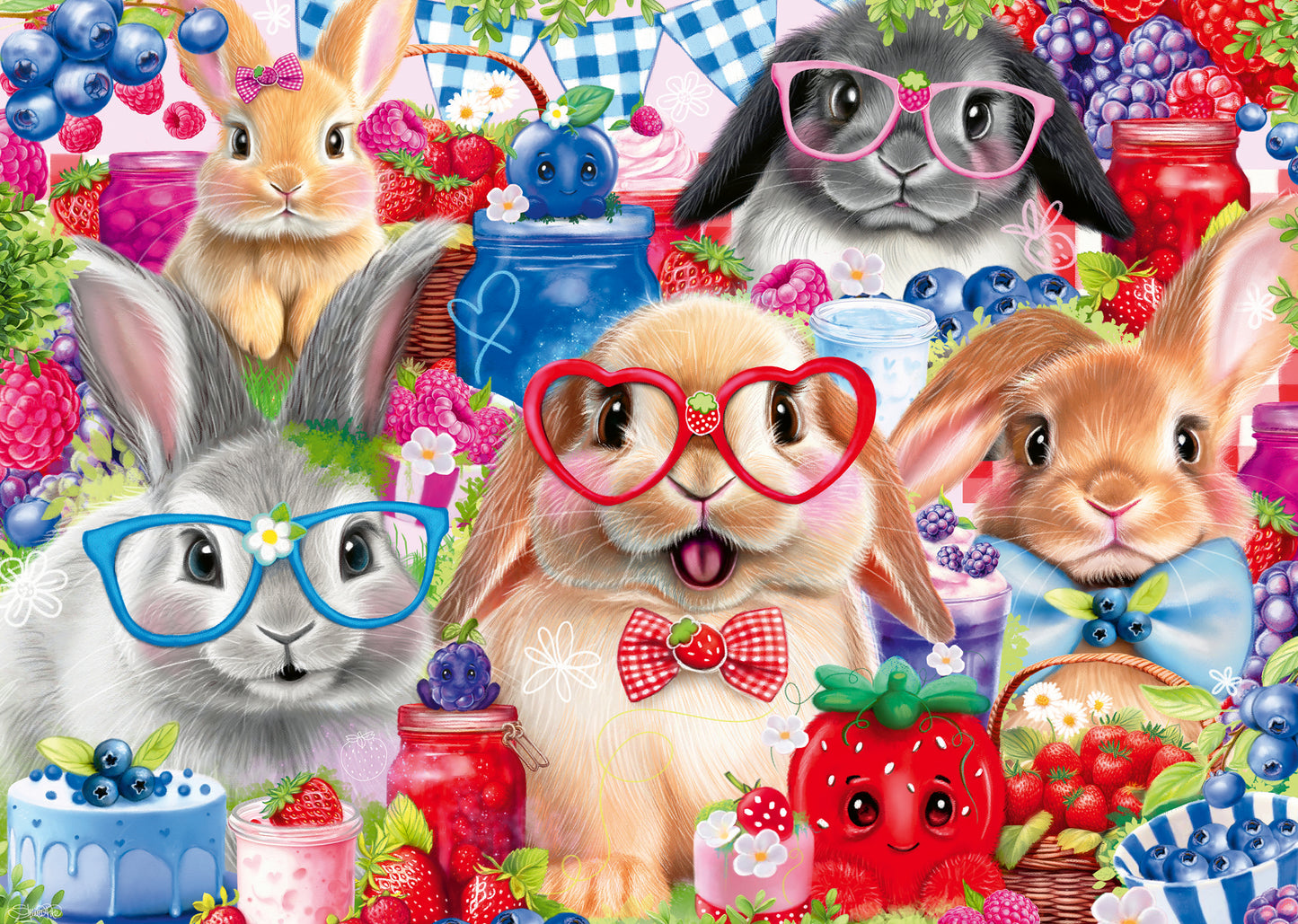 Ravensburger - Bunnies and Berries Puzzle |  35 Piece Puzzle