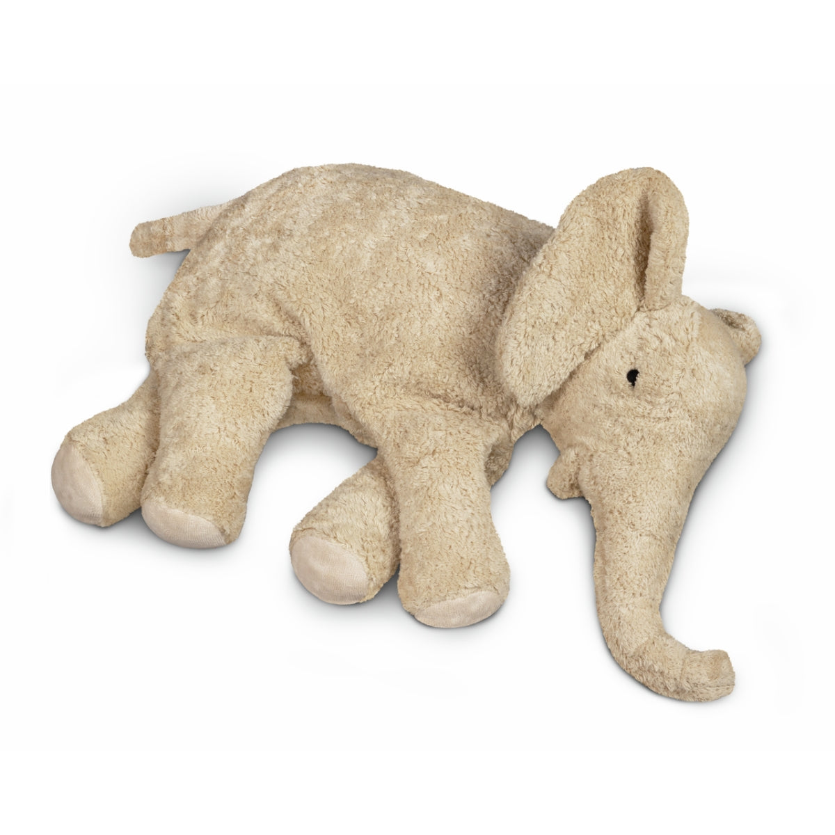 SENGER Cuddly Animal - Small Elephant - Linen - Removable Heat/Cool Pack
